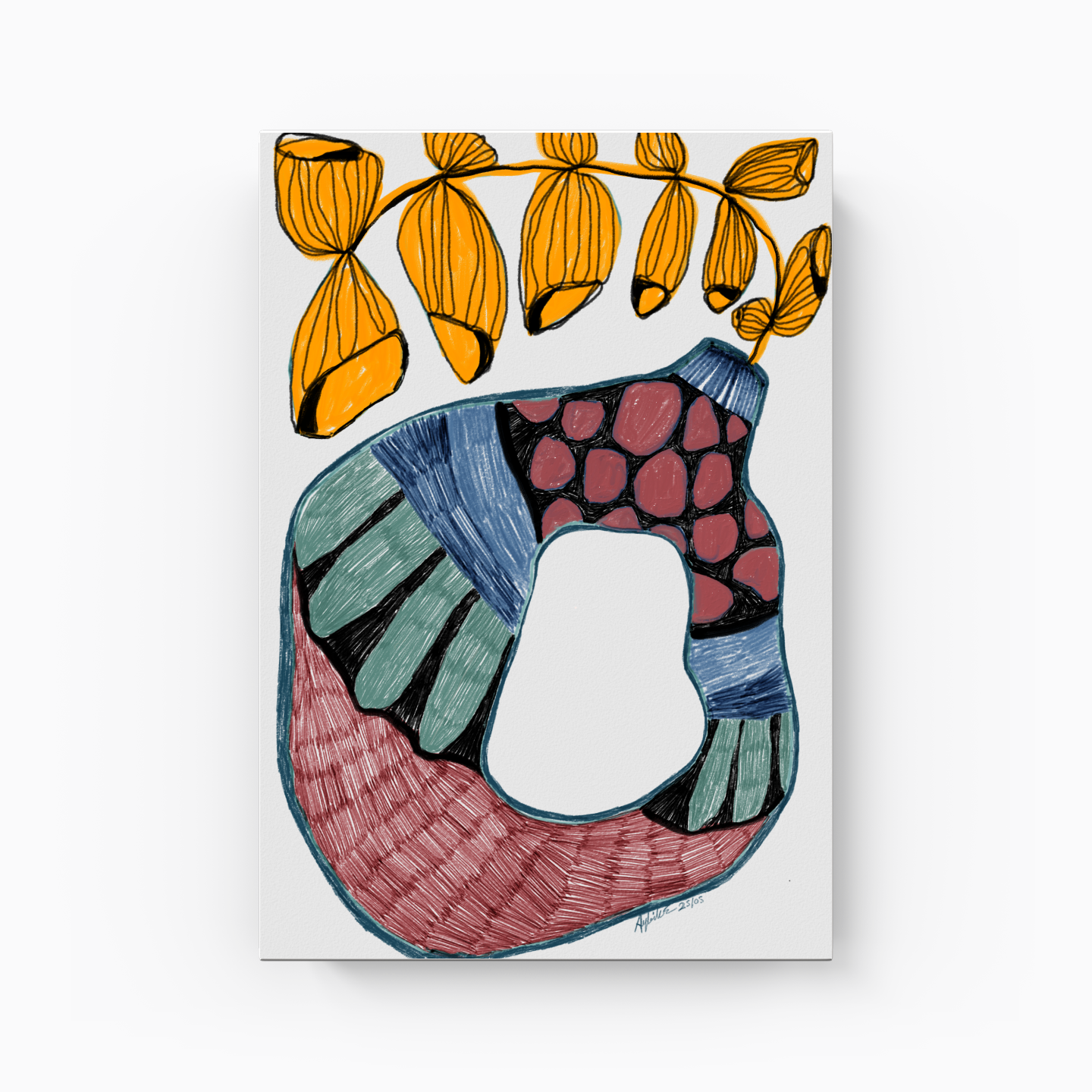 Salkım - Kanvas Tablo