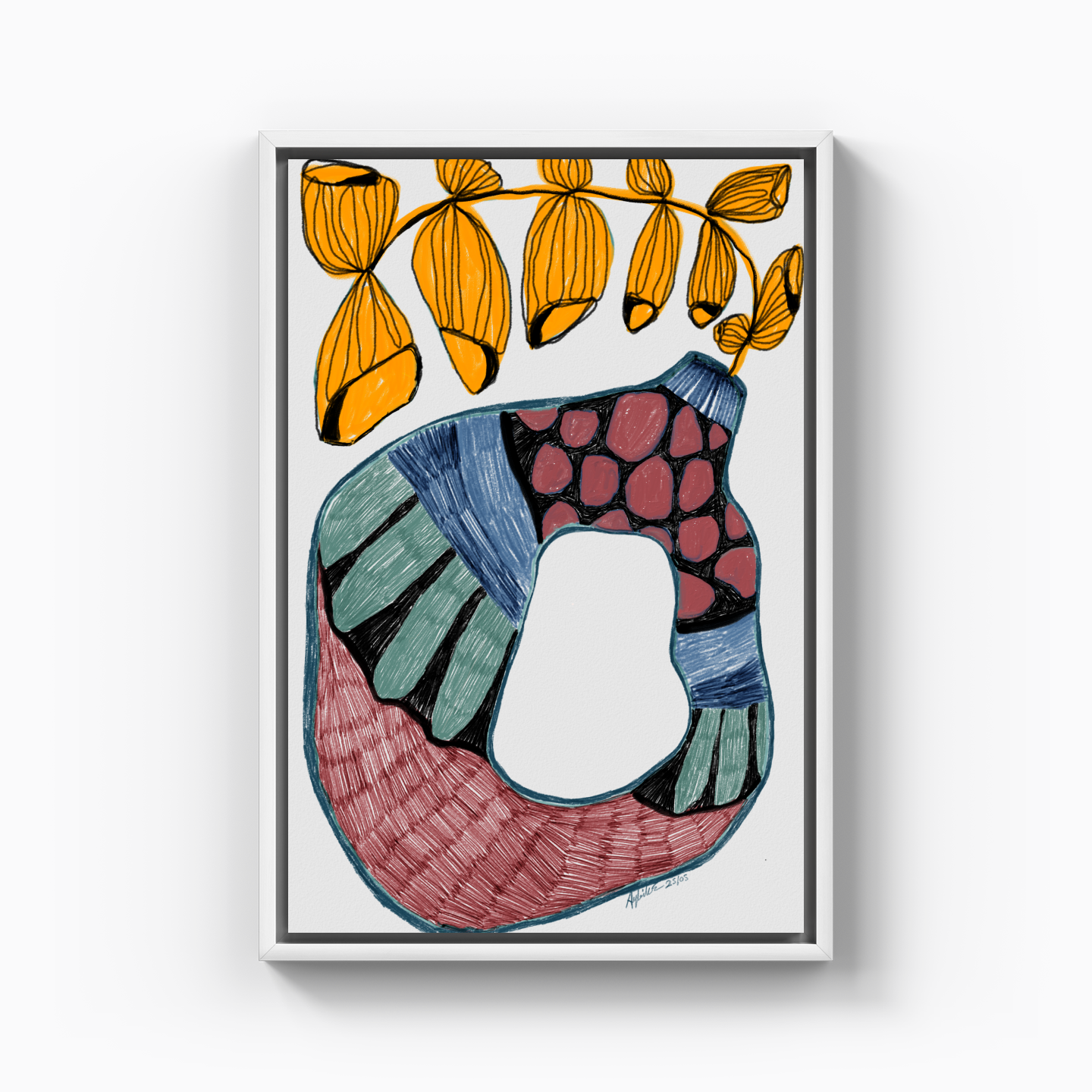 Salkım - Kanvas Tablo