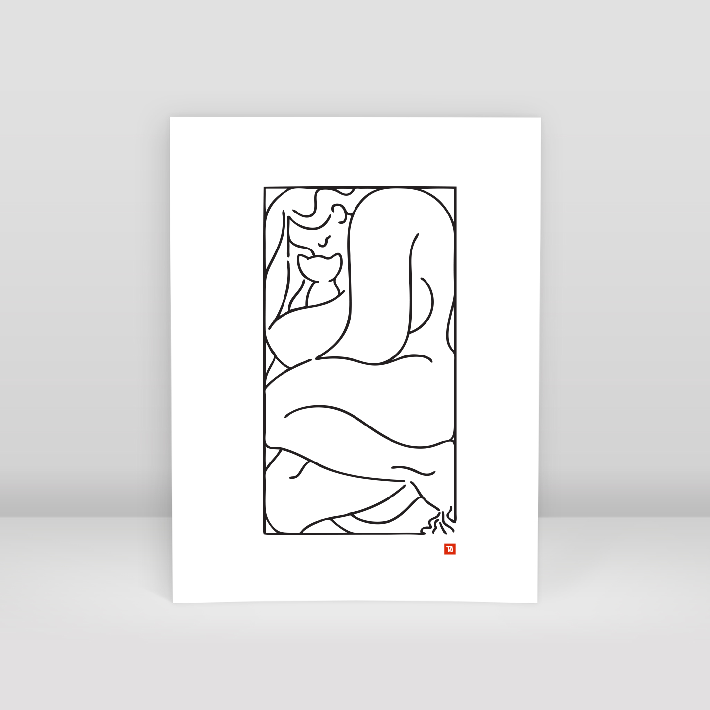 unconditional love - Art Print