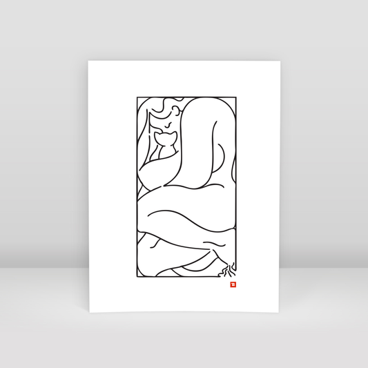 unconditional love - Art Print