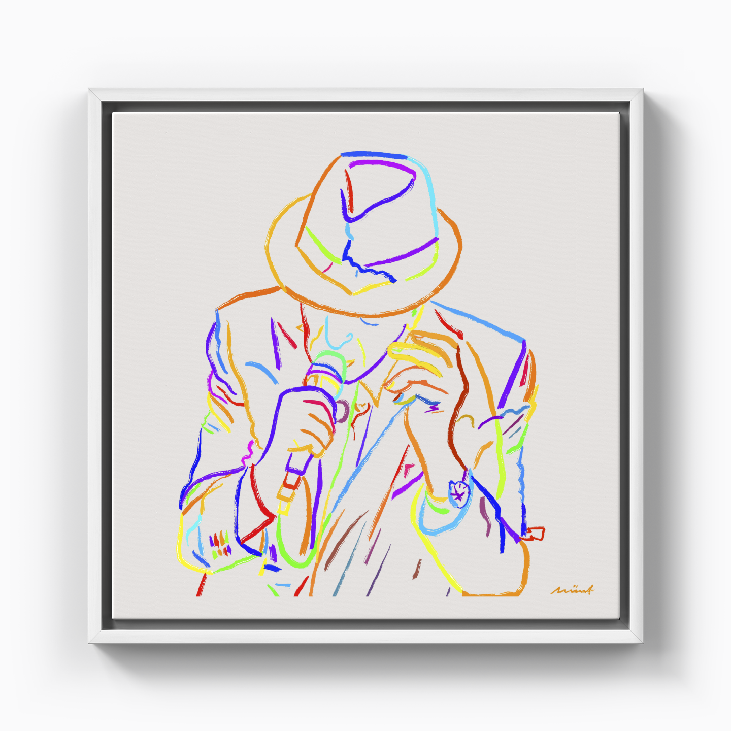 Leonard Cohen - Kanvas Tablo