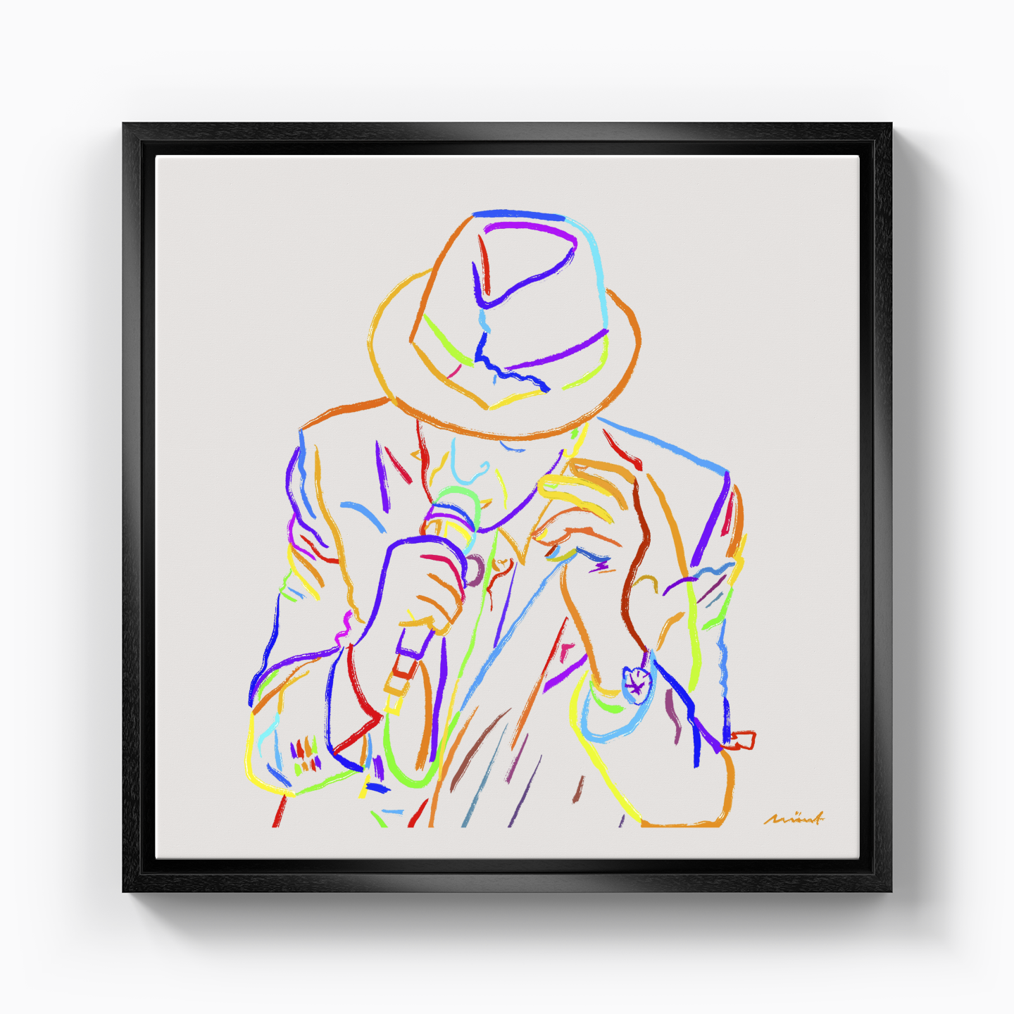 Leonard Cohen - Kanvas Tablo