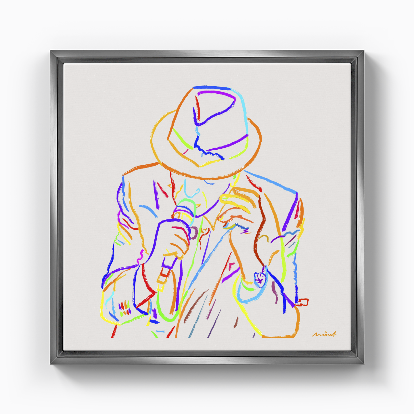 Leonard Cohen - Kanvas Tablo