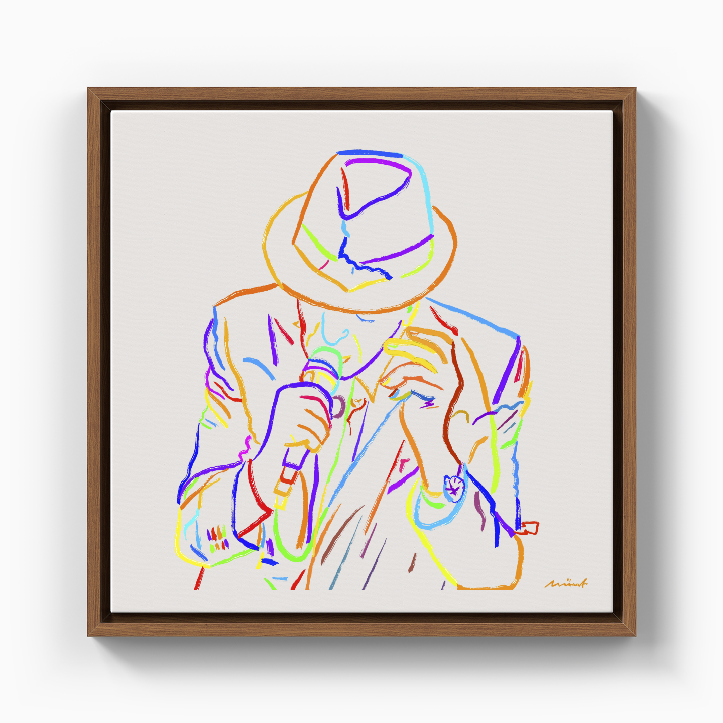 Leonard Cohen - Kanvas Tablo