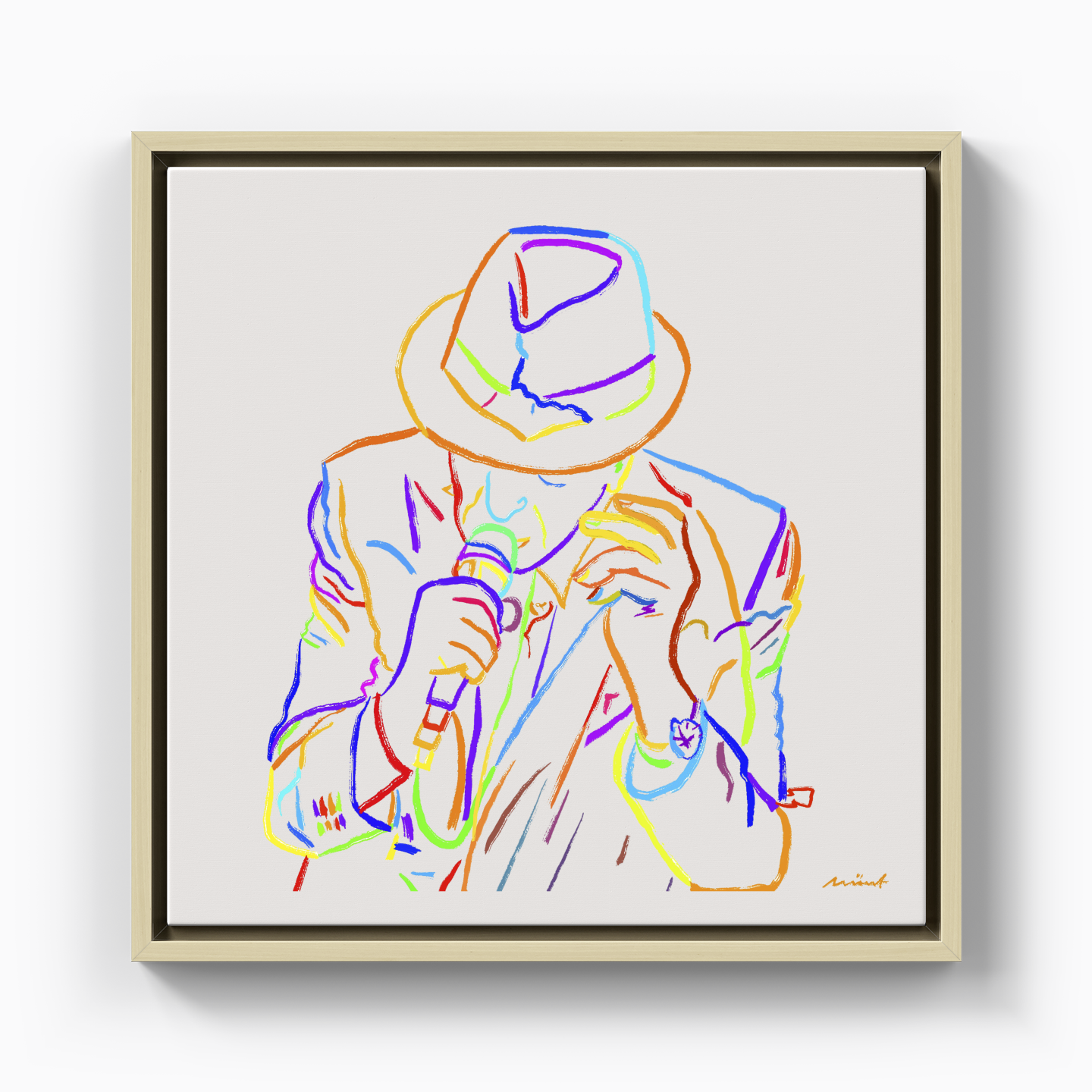 Leonard Cohen - Kanvas Tablo