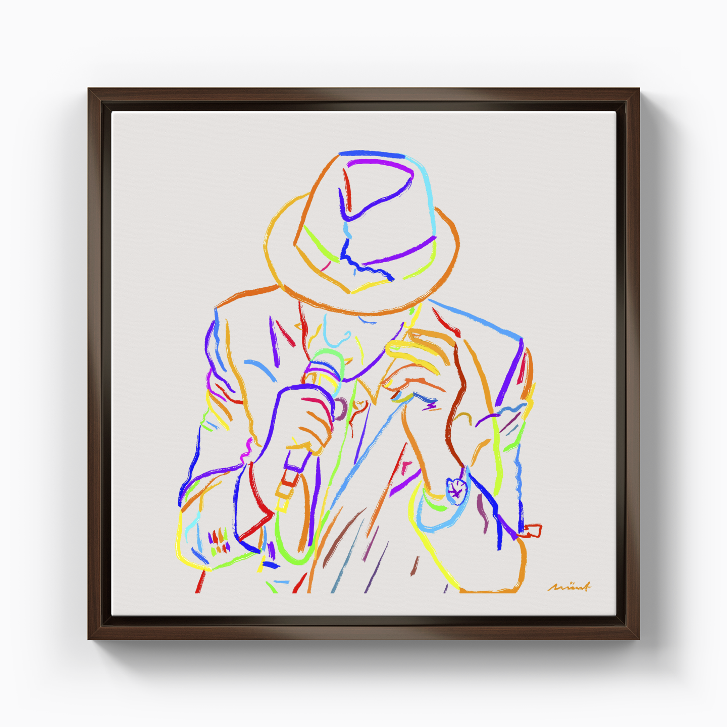 Leonard Cohen - Kanvas Tablo