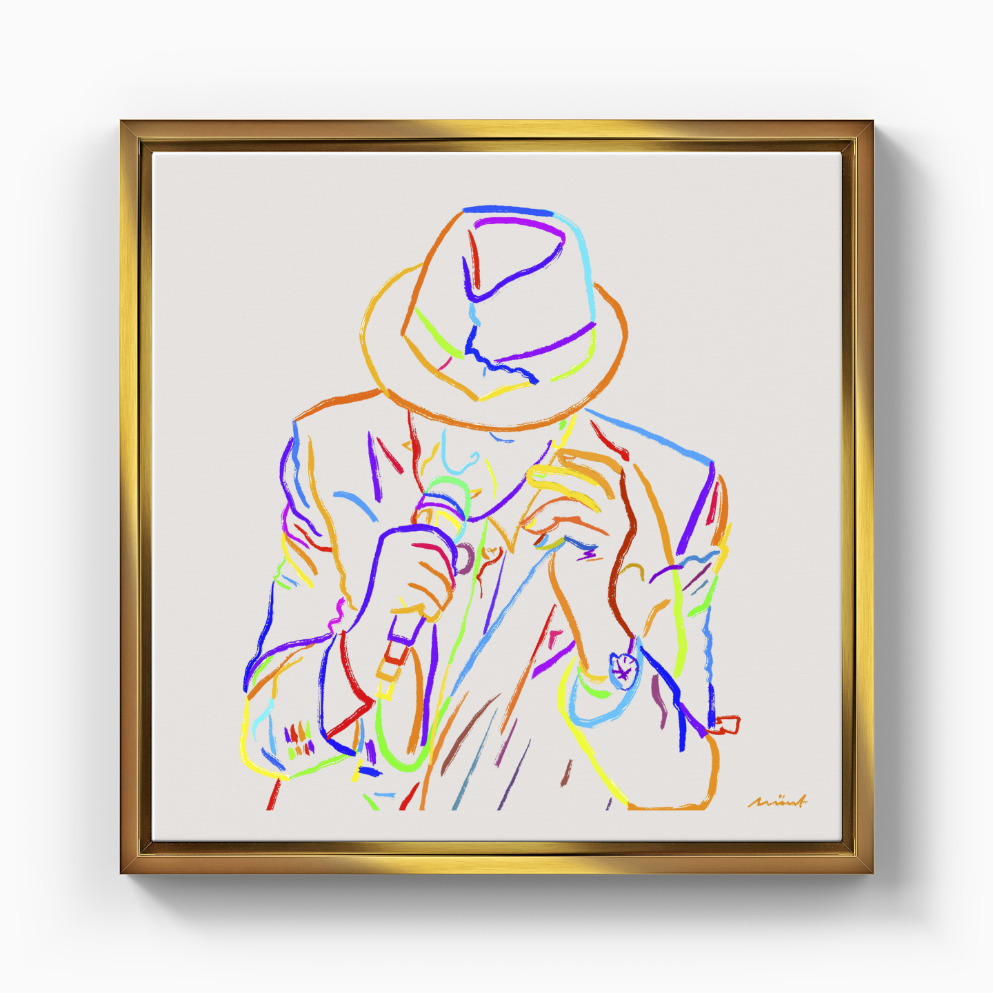 Leonard Cohen - Kanvas Tablo