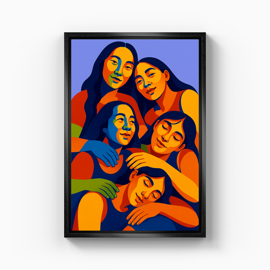 Dostluk - Kanvas Tablo