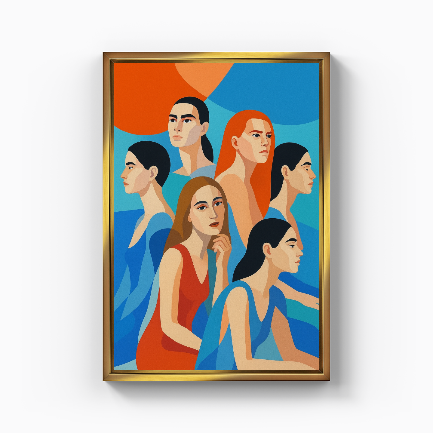 Bütün Kızlar Toplandık - Kanvas Tablo