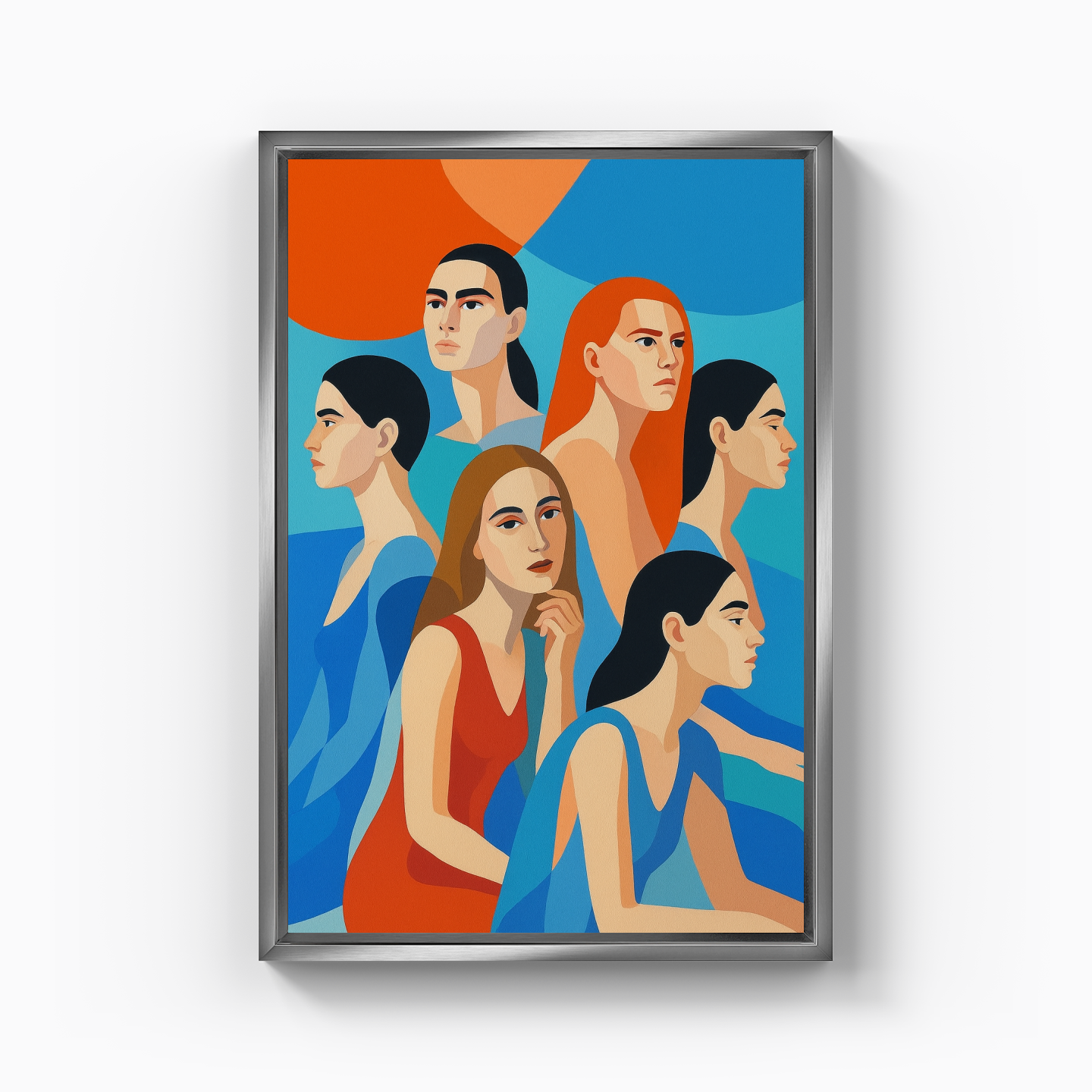 Bütün Kızlar Toplandık - Kanvas Tablo