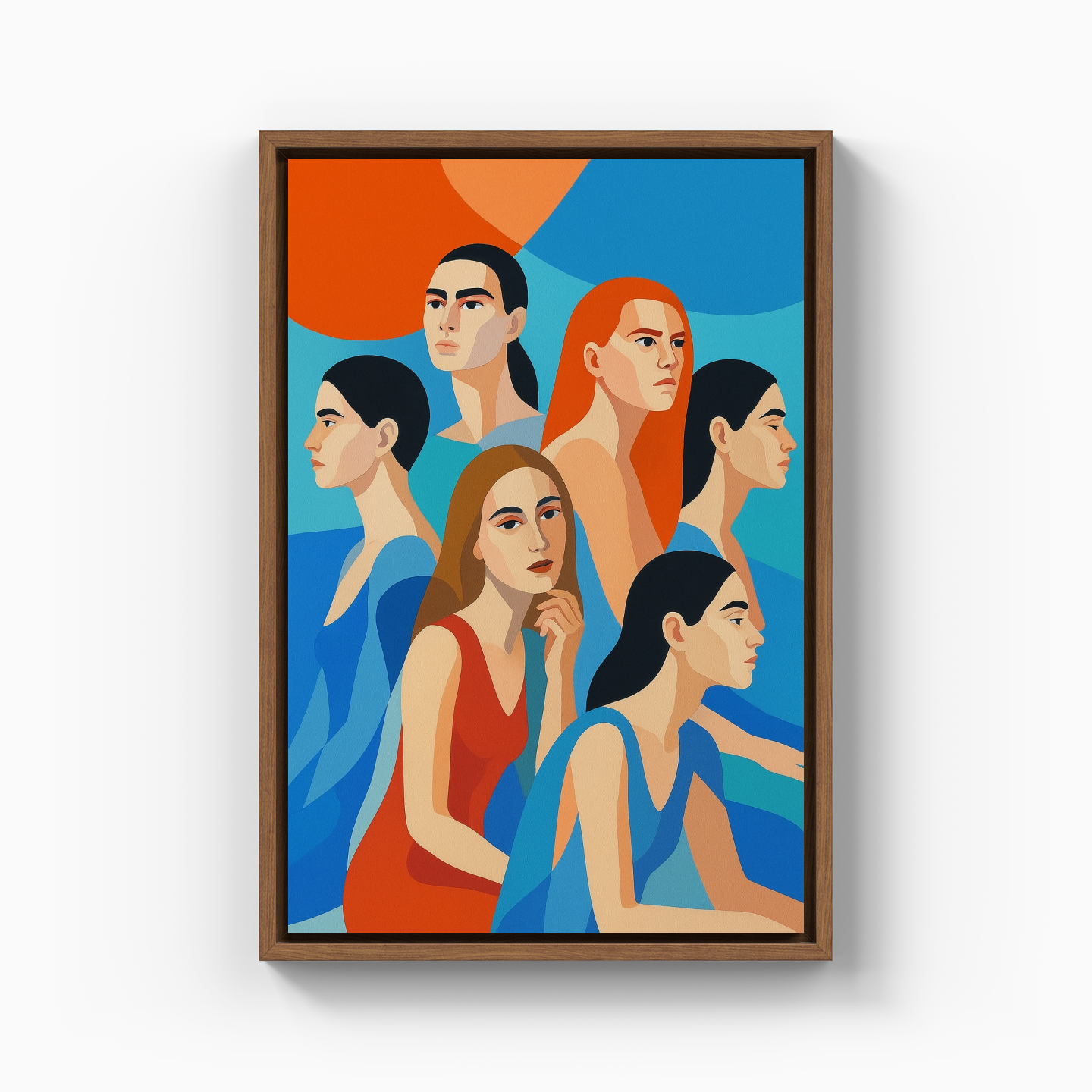 Bütün Kızlar Toplandık - Kanvas Tablo