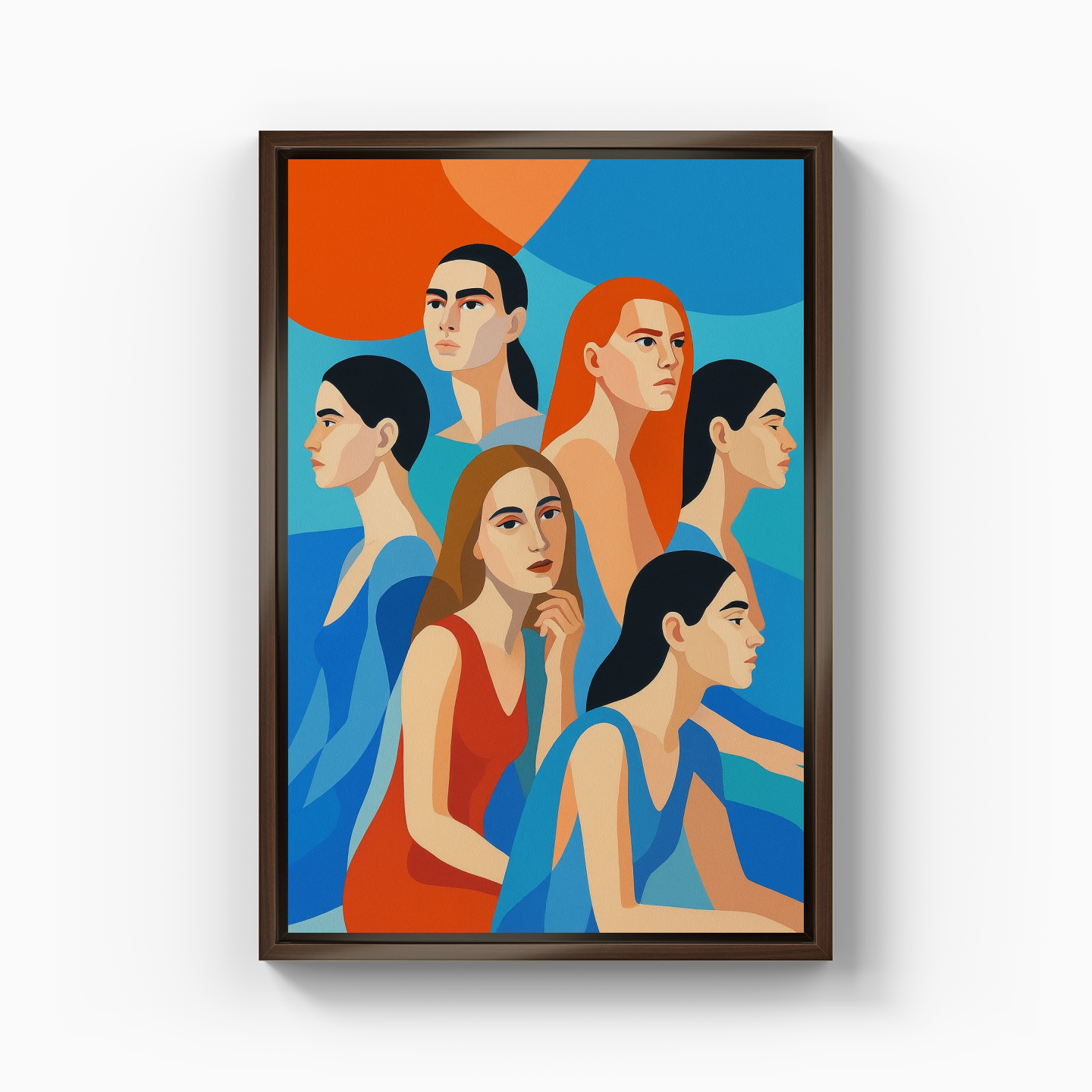 Bütün Kızlar Toplandık - Kanvas Tablo