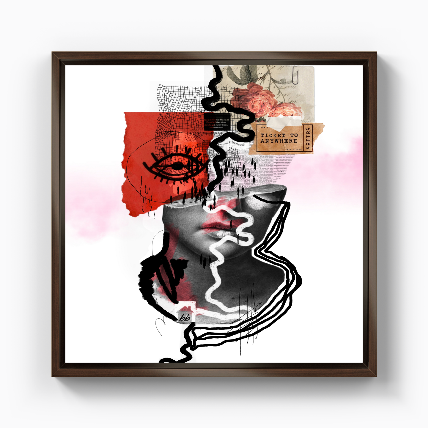 inwardness - Kanvas Tablo