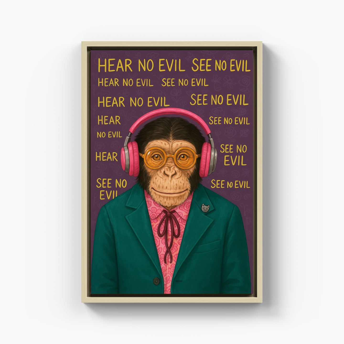 Sweet monkey - Kanvas Tablo