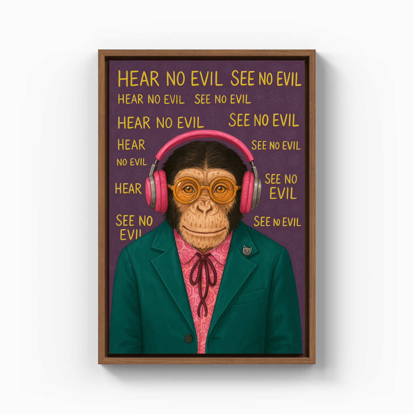 Sweet monkey - Kanvas Tablo