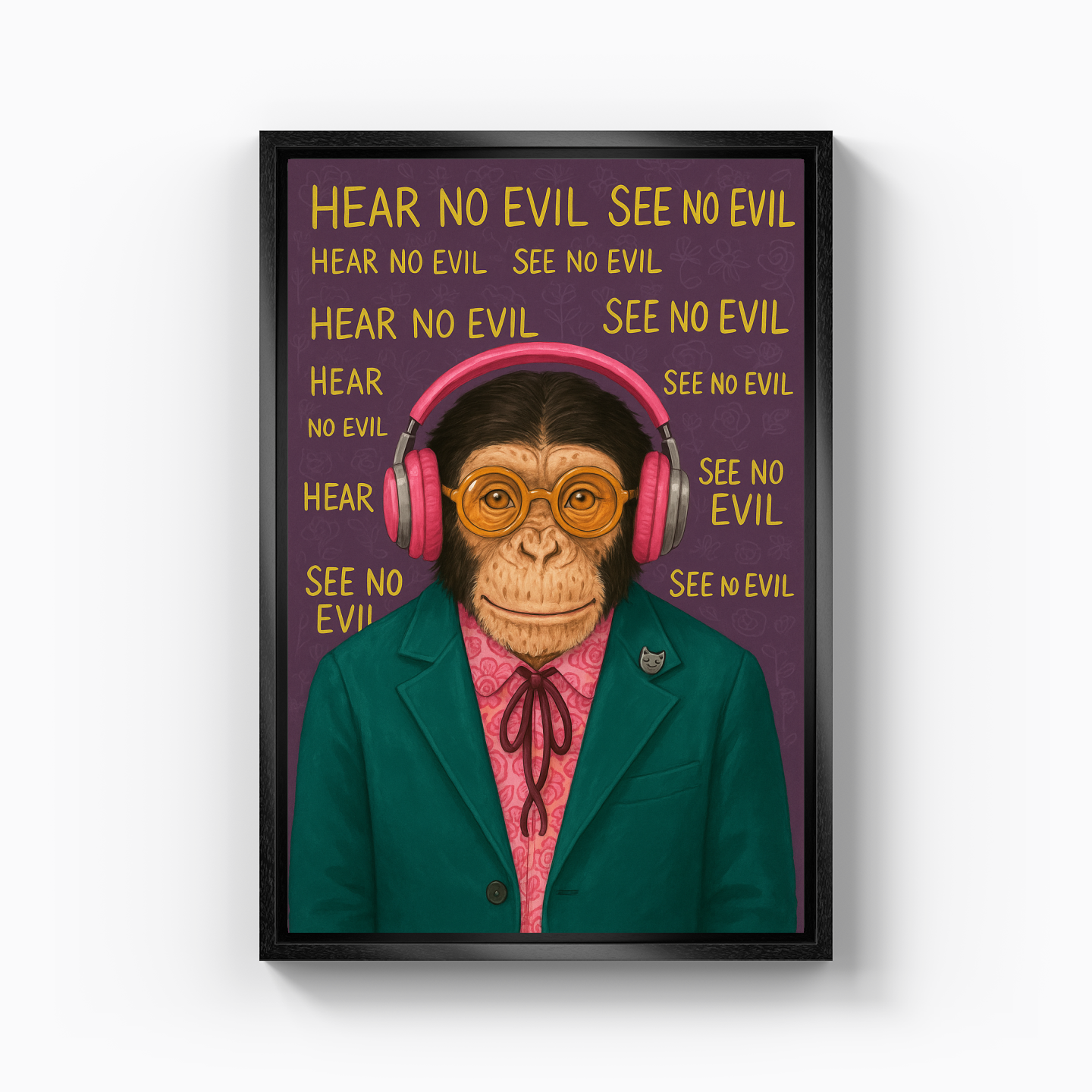 Sweet monkey - Kanvas Tablo