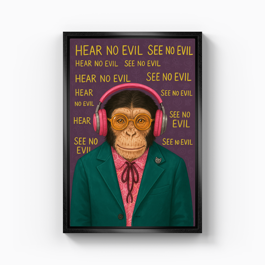 Sweet monkey - Kanvas Tablo