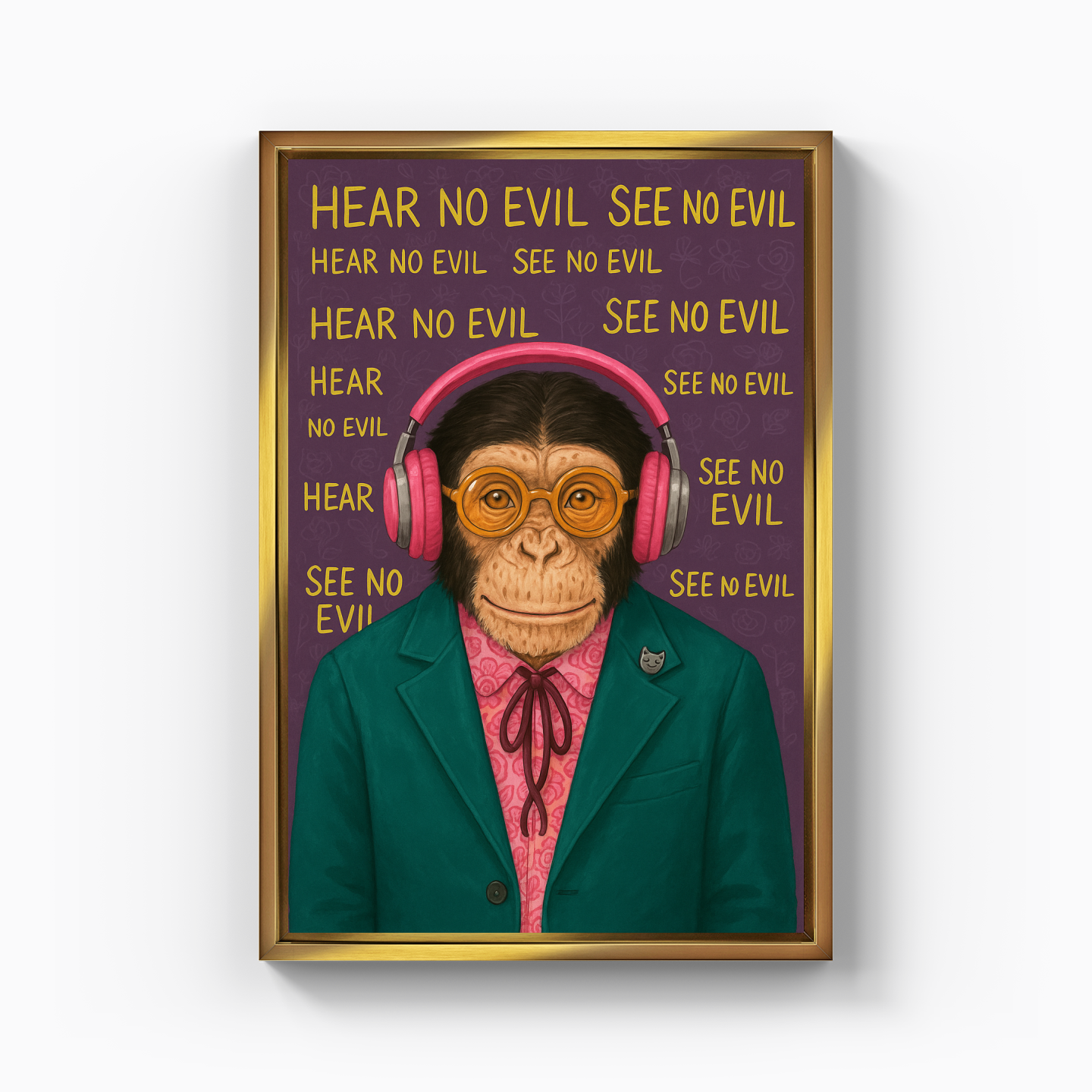 Sweet monkey - Kanvas Tablo