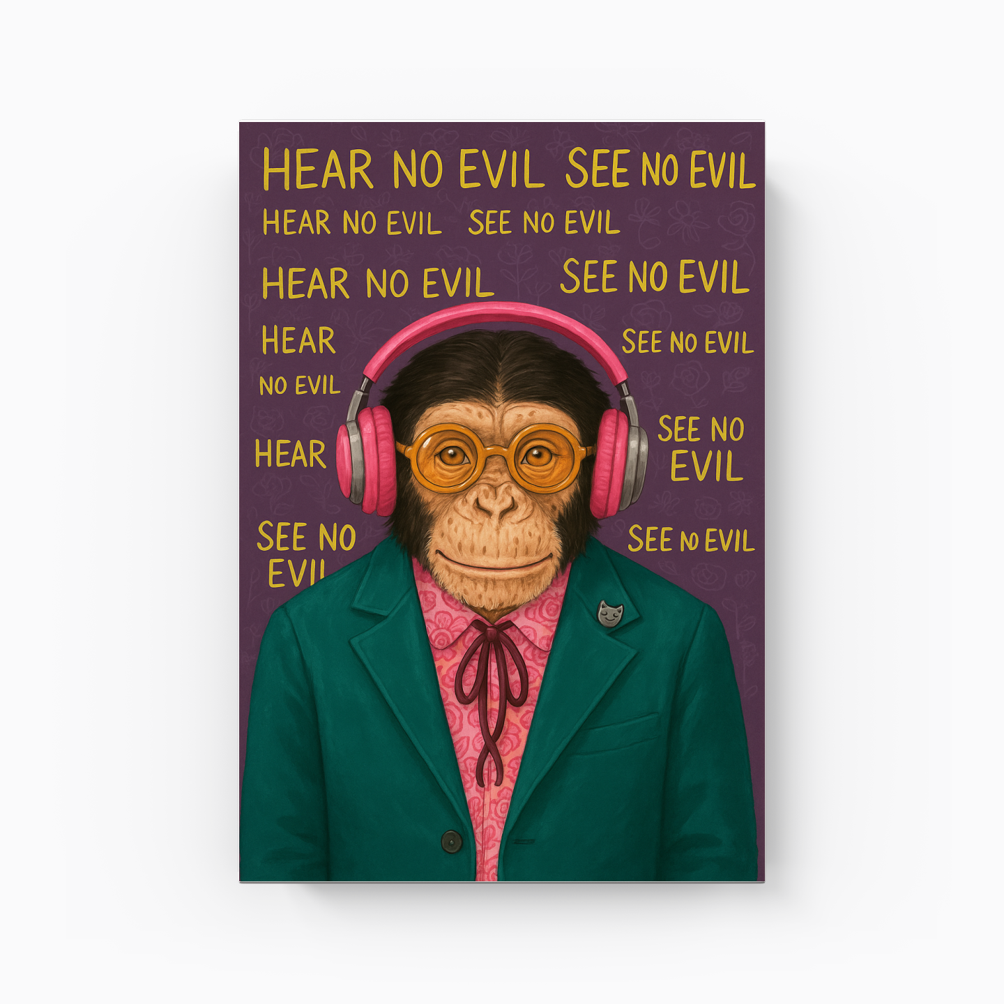 Sweet monkey - Kanvas Tablo