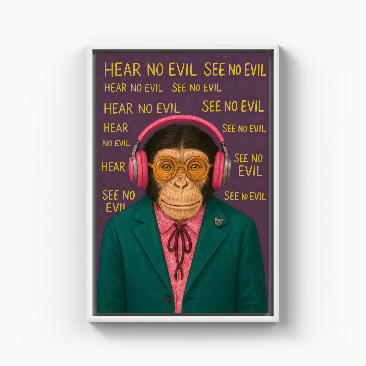 Sweet monkey - Kanvas Tablo