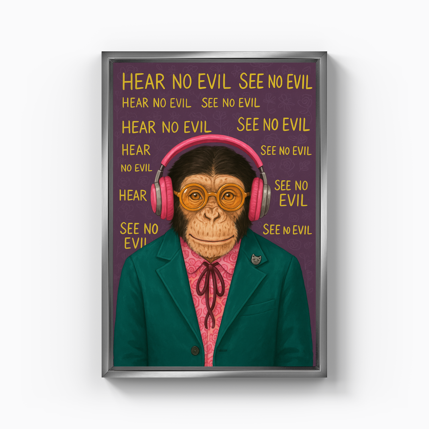 Sweet monkey - Kanvas Tablo