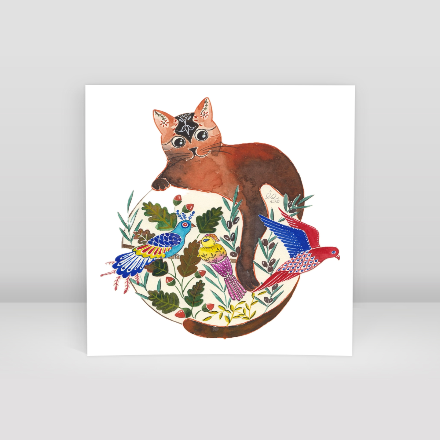 Cat World - Art Print