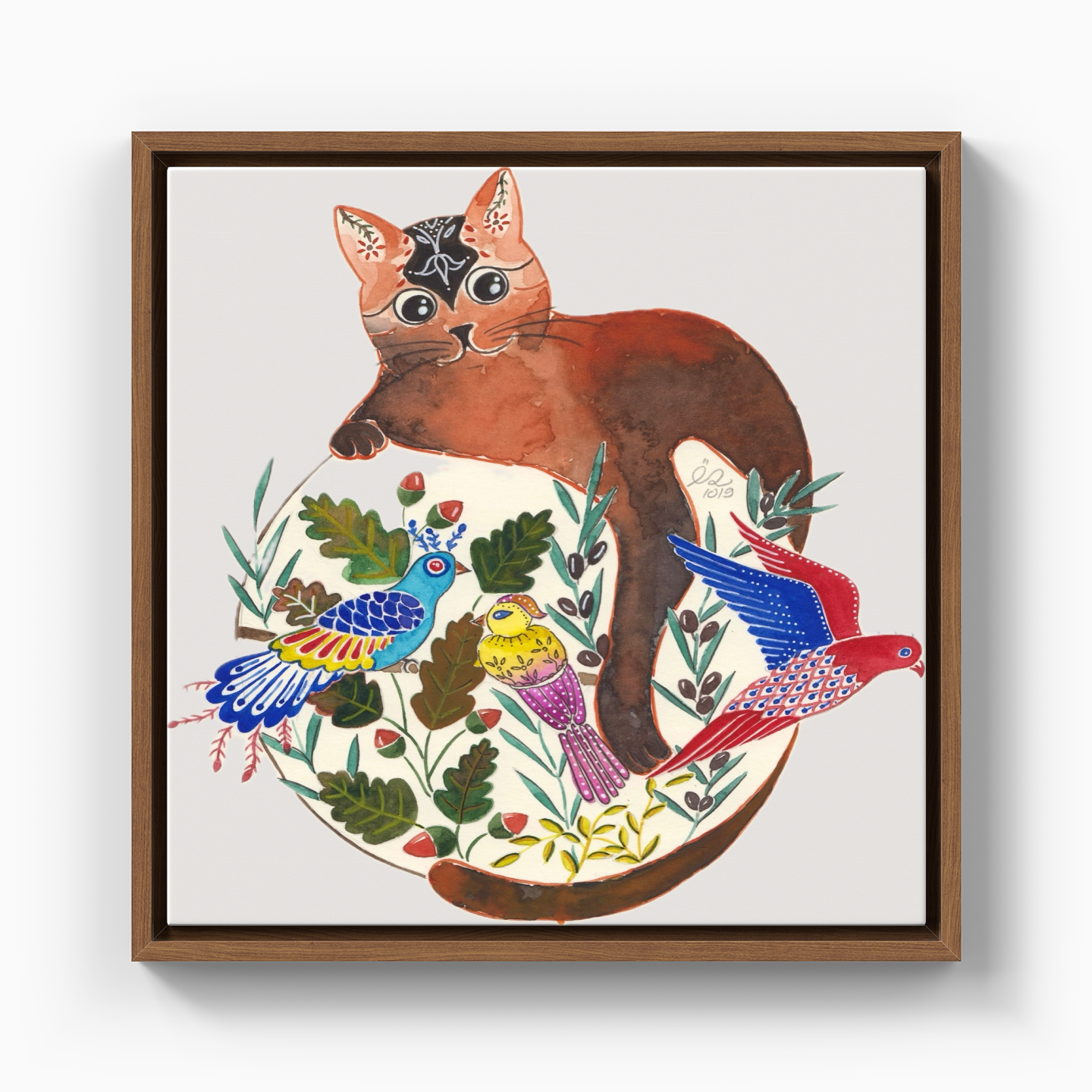 Cat World - Kanvas Tablo