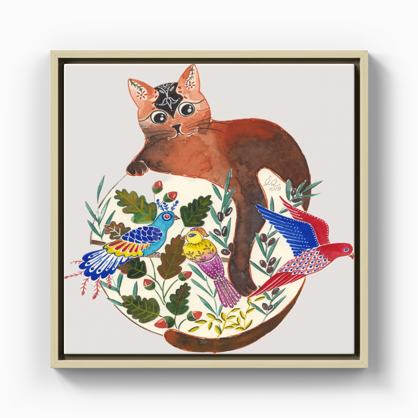 Cat World - Kanvas Tablo