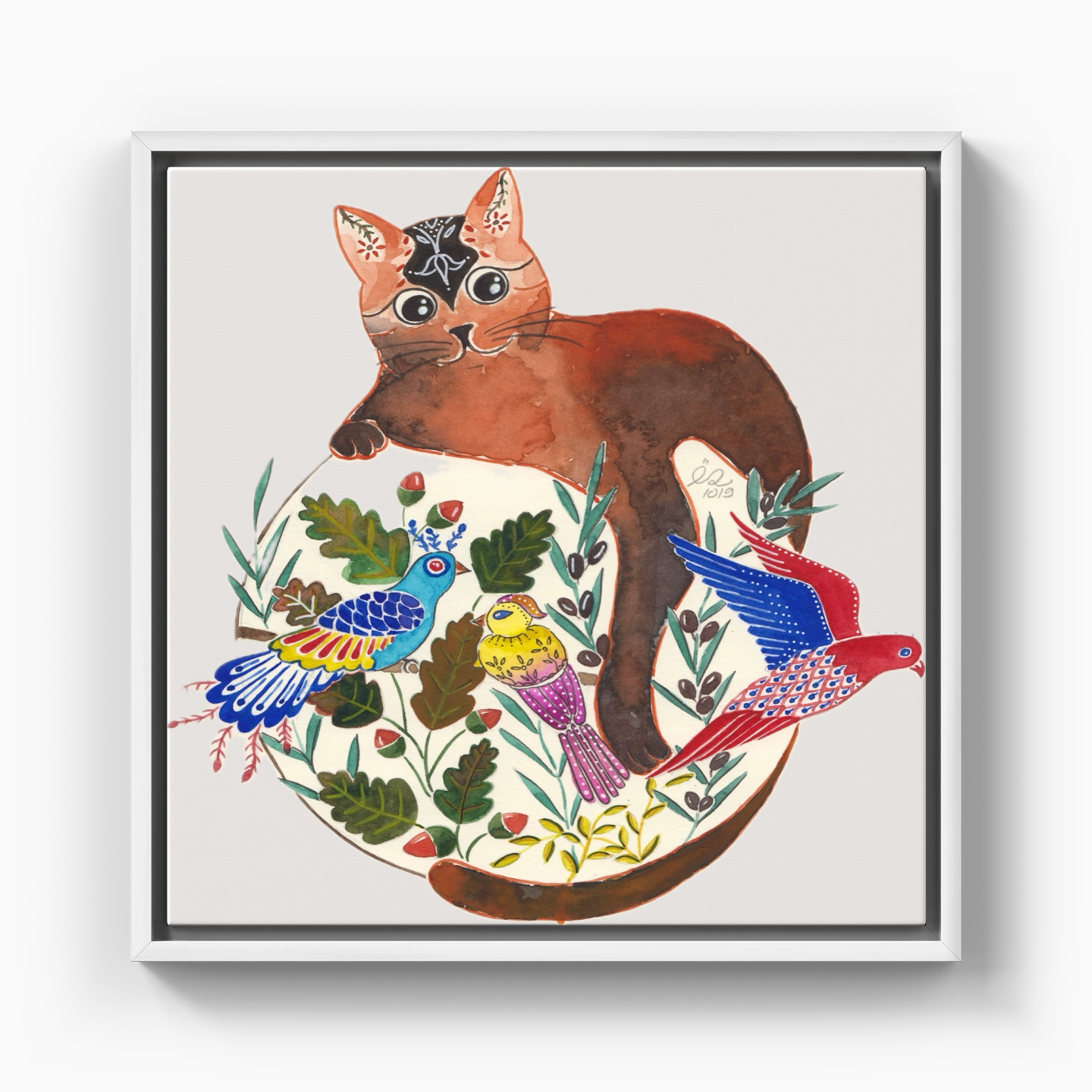 Cat World - Kanvas Tablo