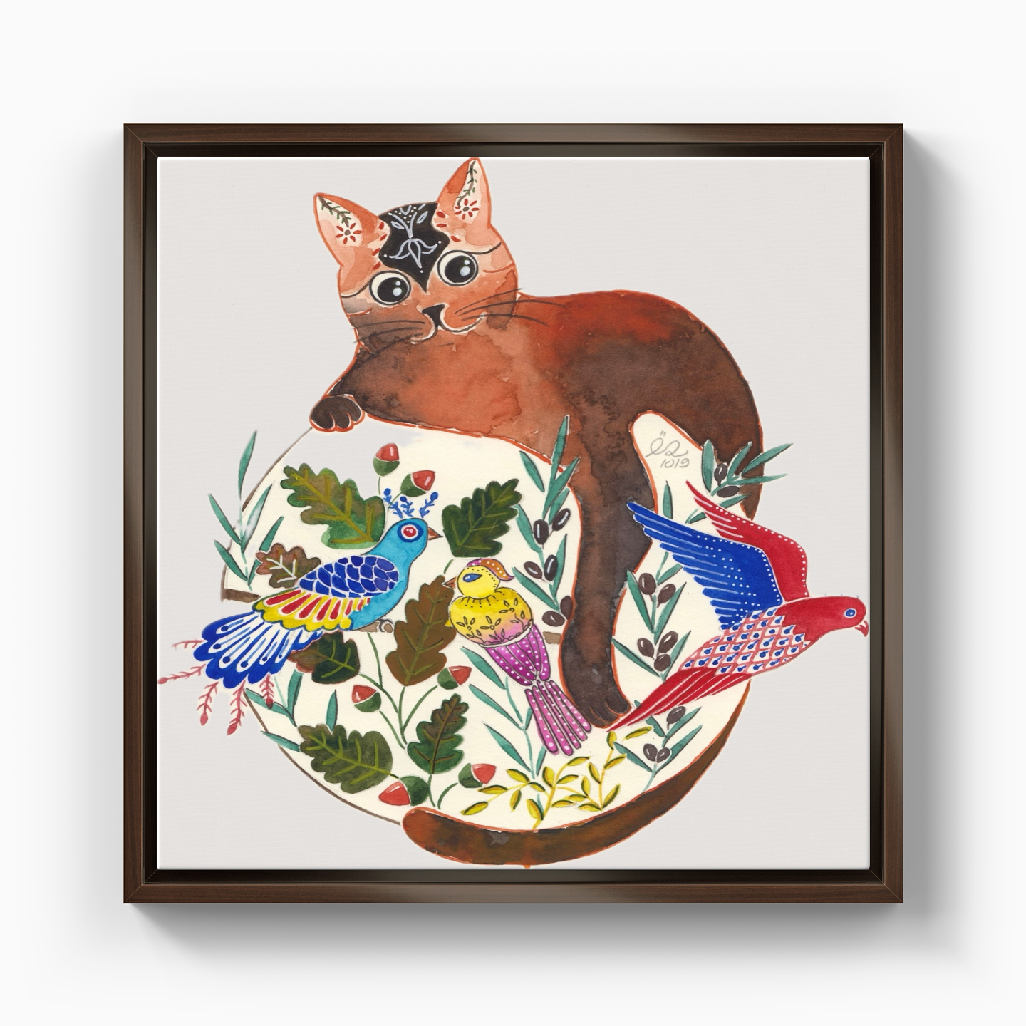 Cat World - Kanvas Tablo