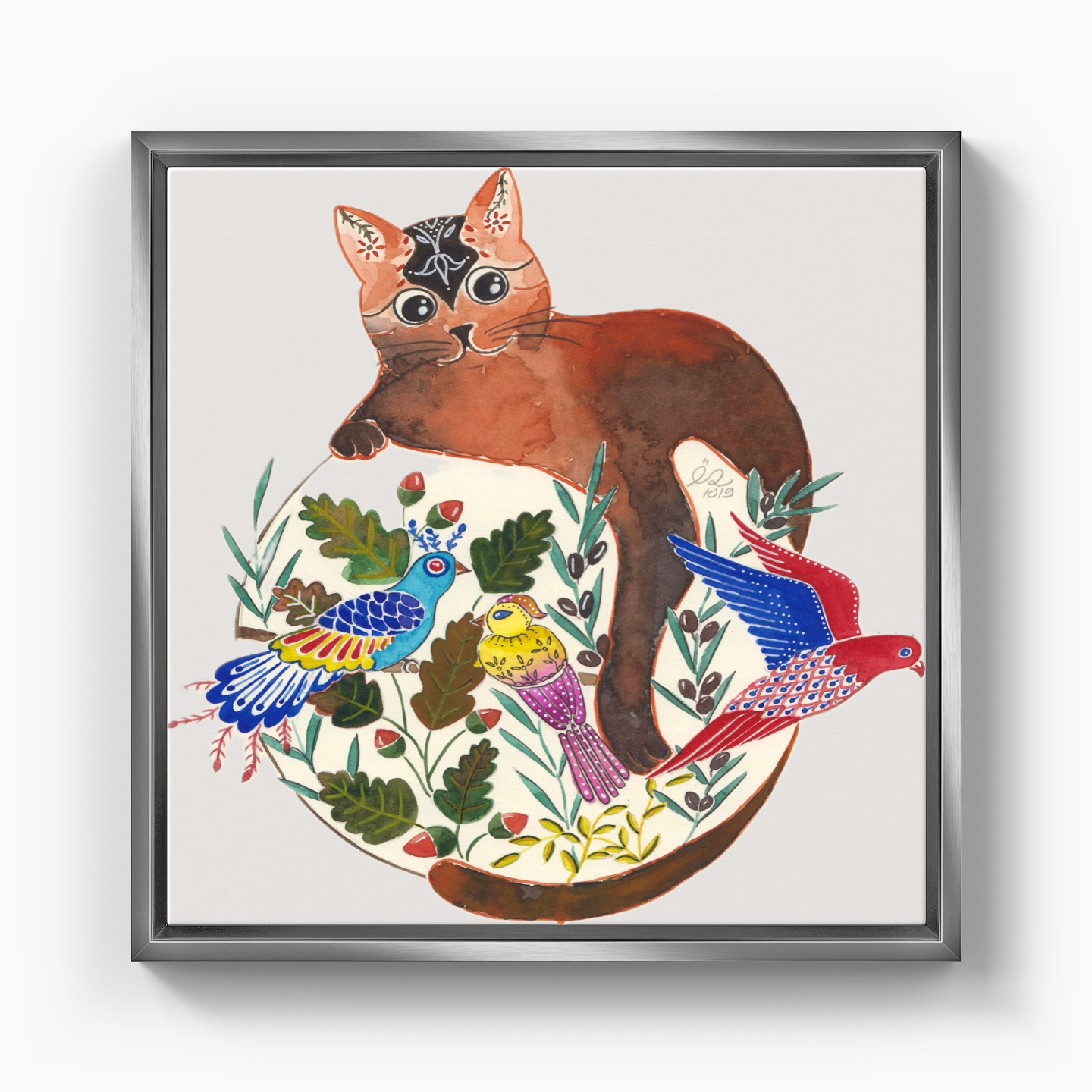 Cat World - Kanvas Tablo