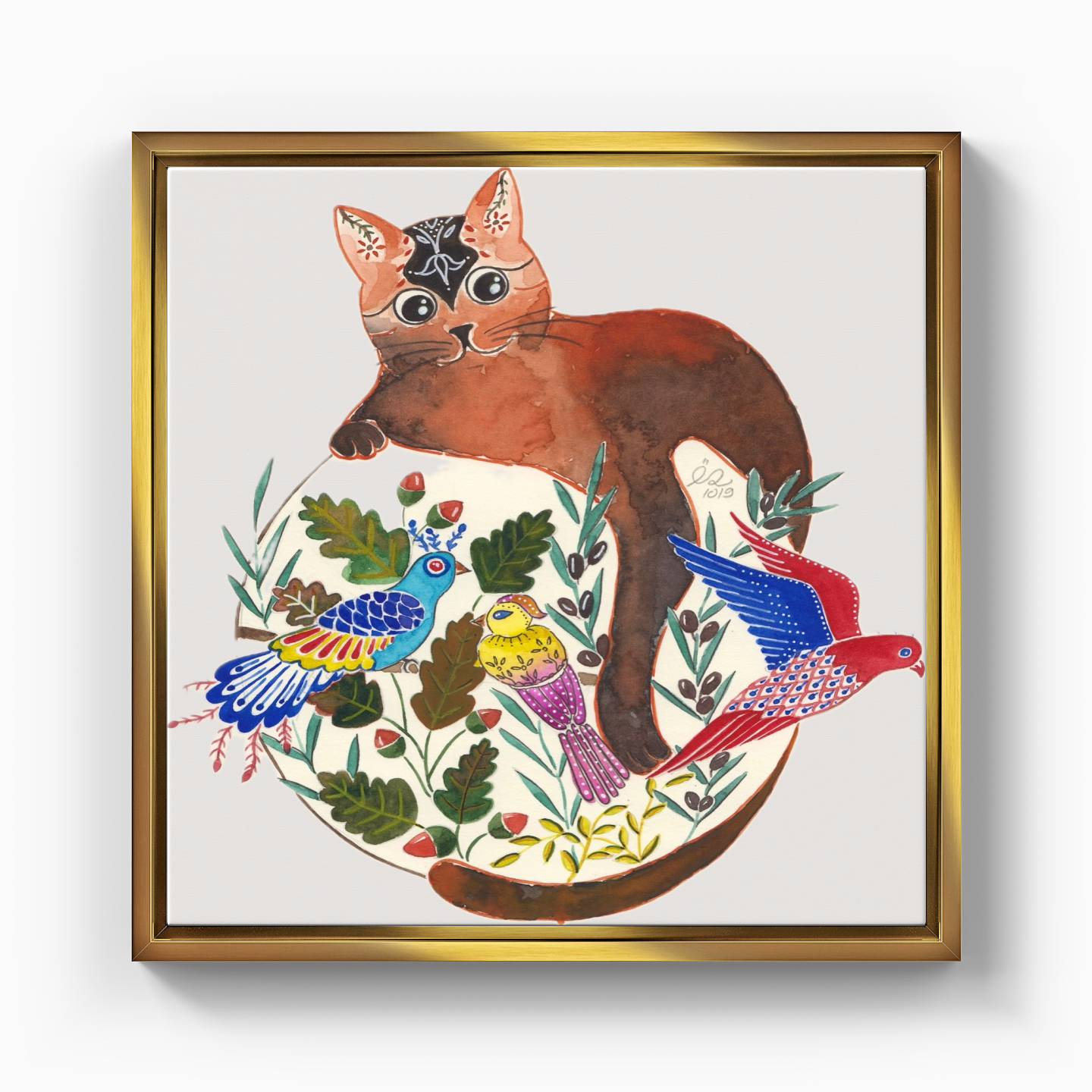 Cat World - Kanvas Tablo