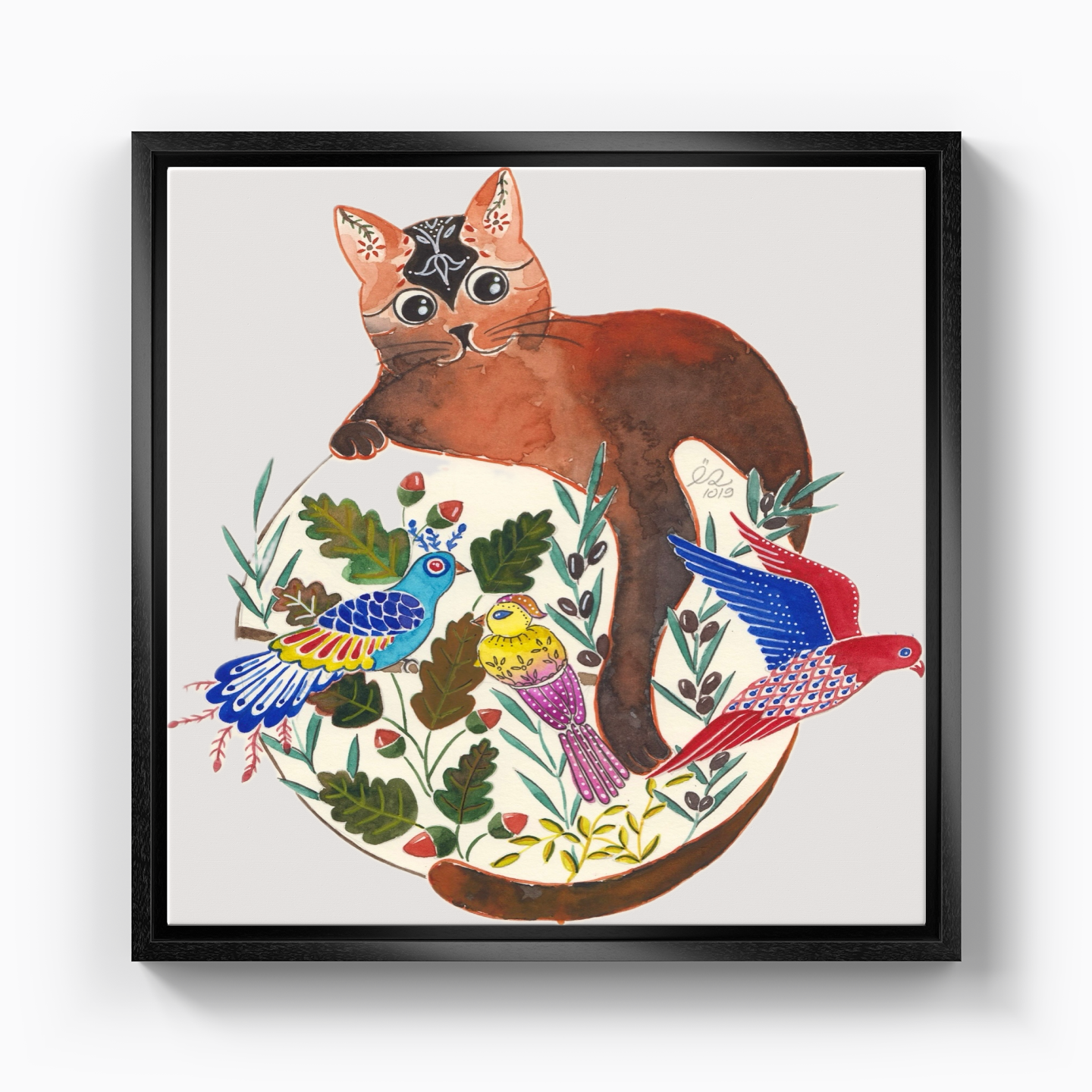 Cat World - Kanvas Tablo