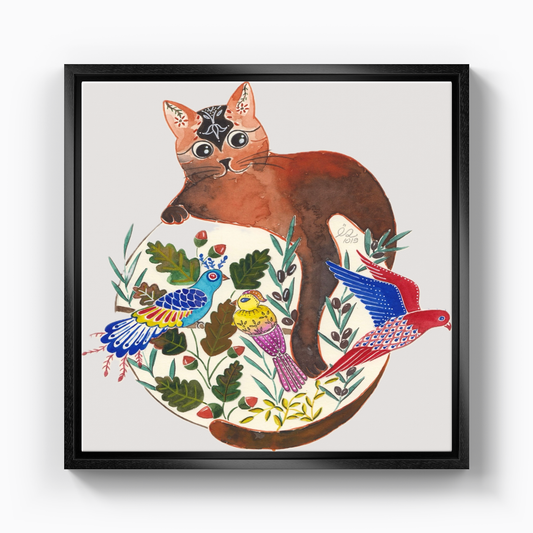 Cat World - Kanvas Tablo