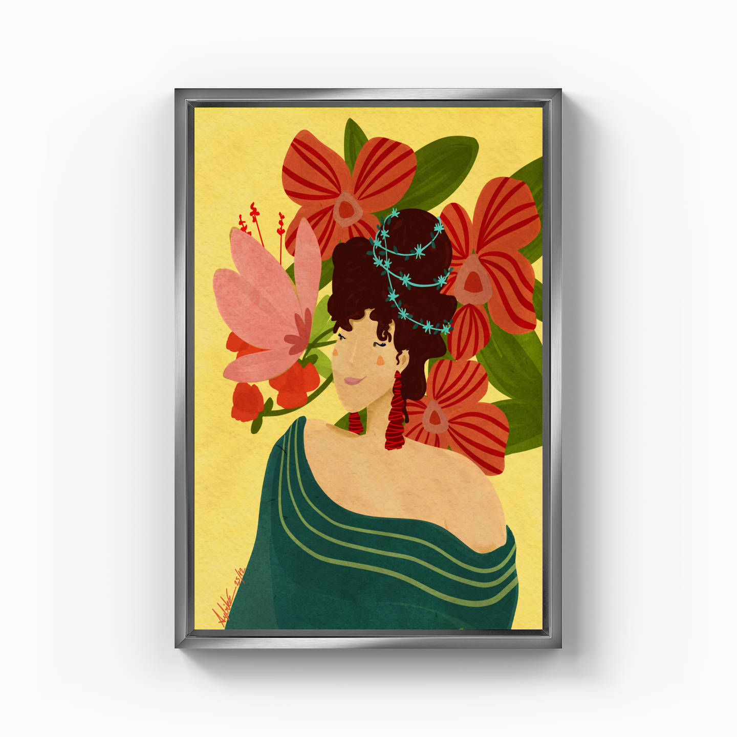 Wildflower - Kanvas Tablo