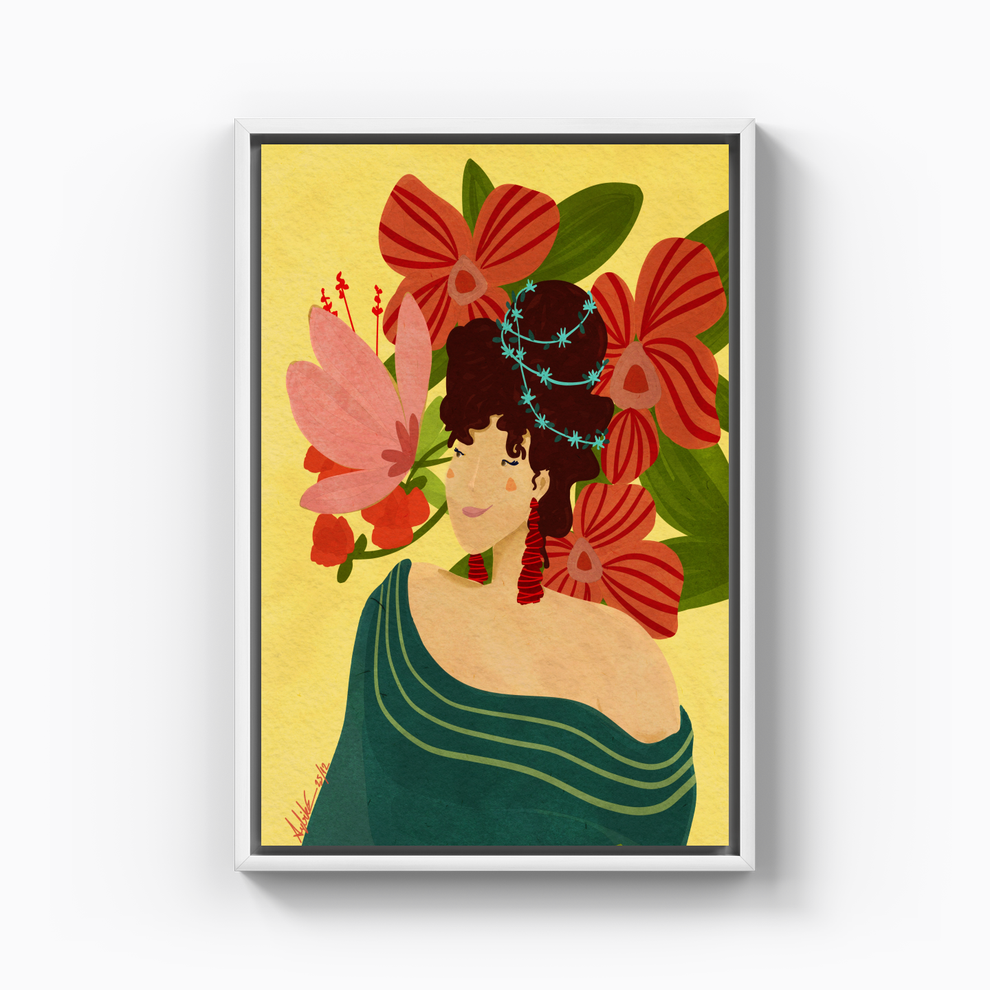 Wildflower - Kanvas Tablo