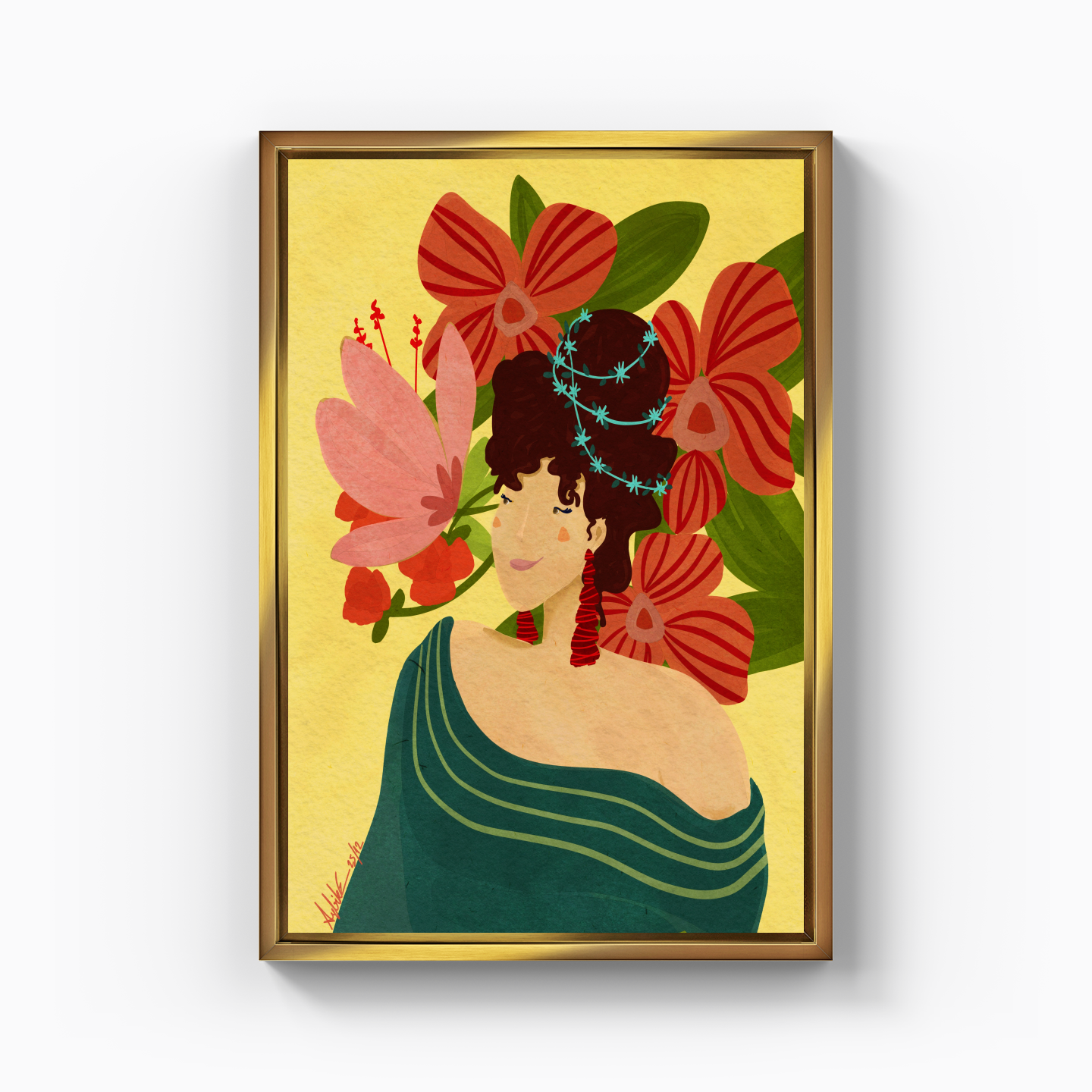 Wildflower - Kanvas Tablo