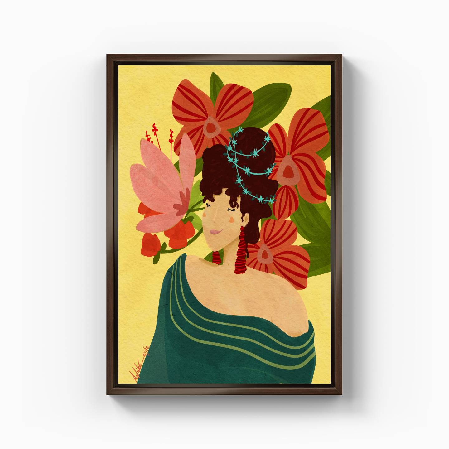 Wildflower - Kanvas Tablo