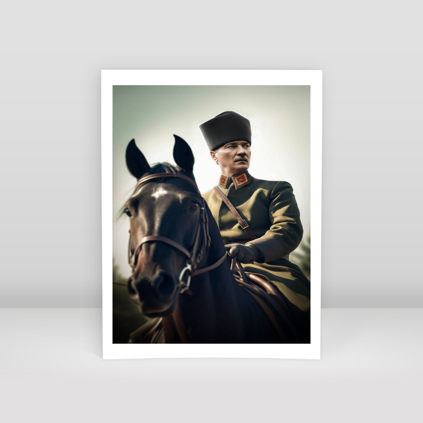 Atatürk (AI) - Art Print