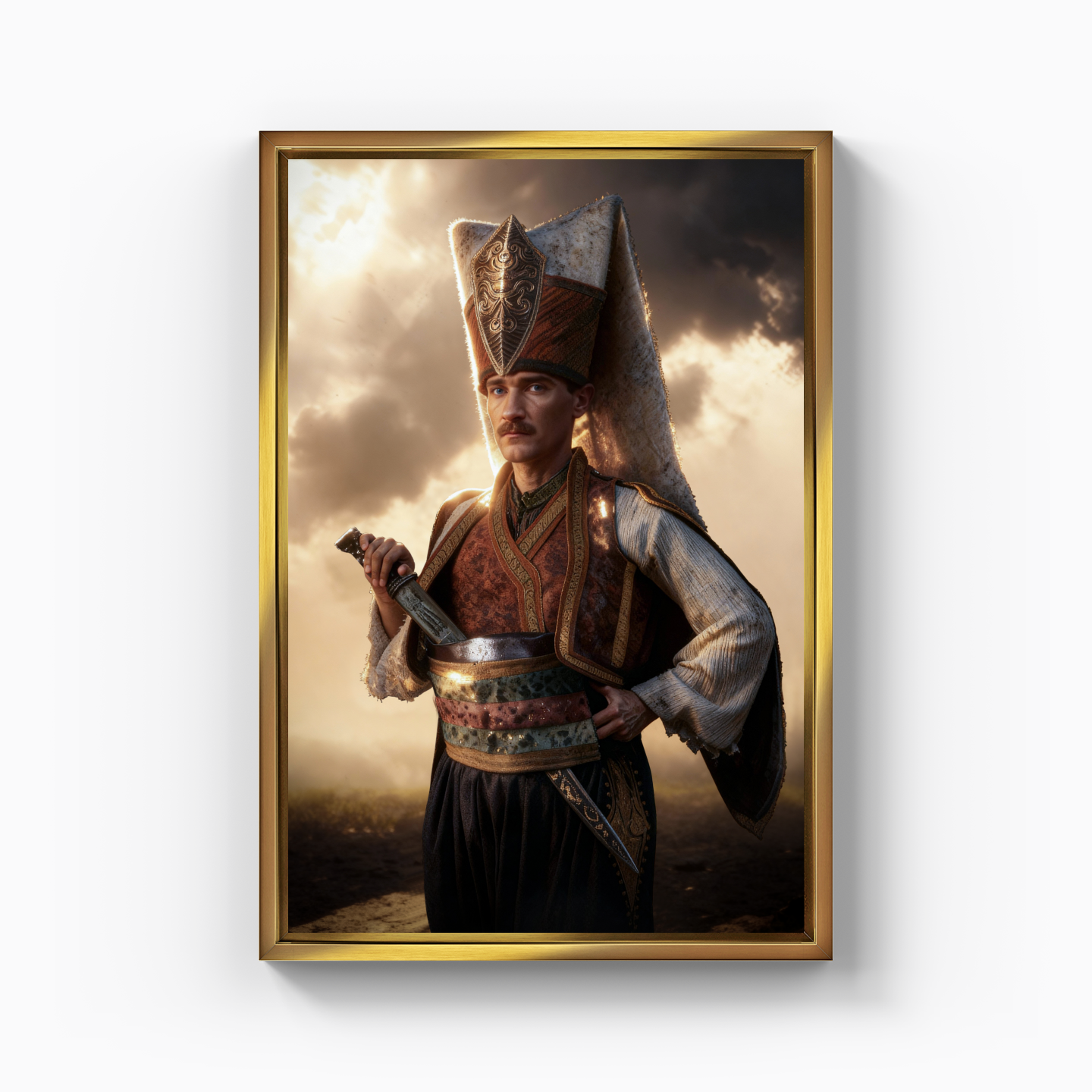 Yeniçeri Mustafa Kemal - Kanvas Tablo