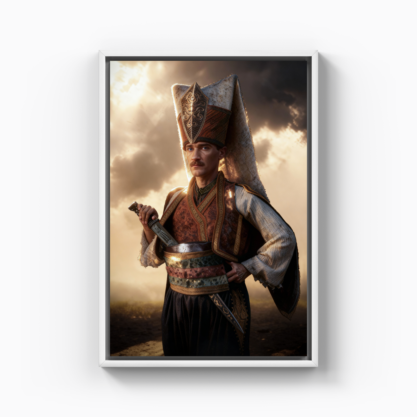 Yeniçeri Mustafa Kemal - Kanvas Tablo