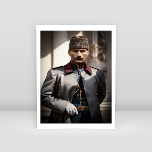Kolağası Mustafa Kemal, 1910 - Art Print