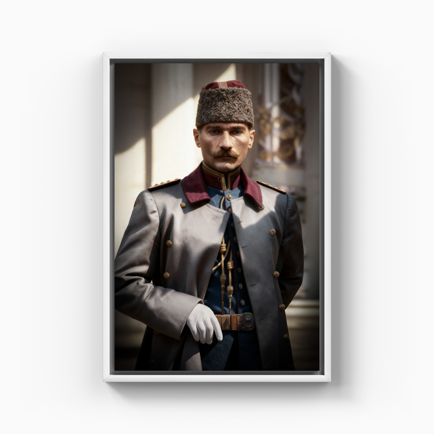 Kolağası Mustafa Kemal, 1910 - Kanvas Tablo