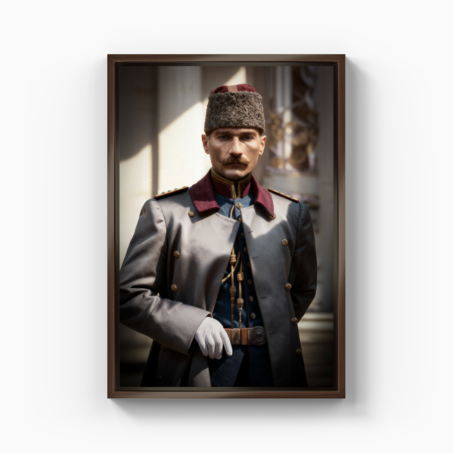 Kolağası Mustafa Kemal, 1910 - Kanvas Tablo