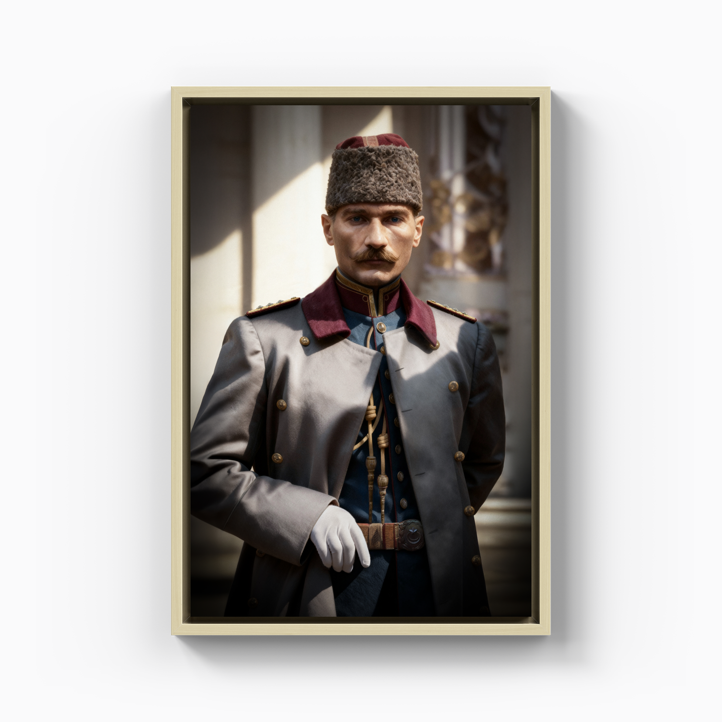 Kolağası Mustafa Kemal, 1910 - Kanvas Tablo