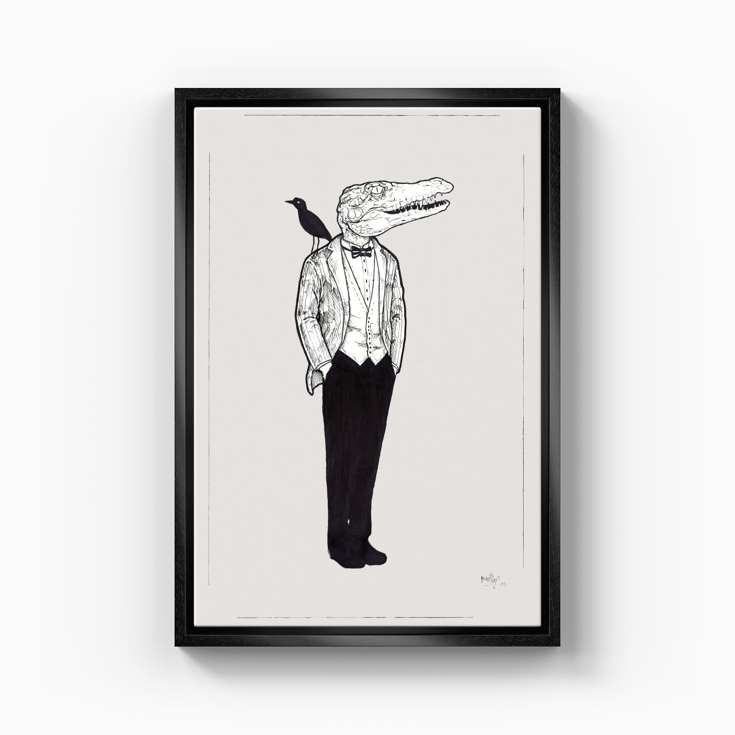 proto timsah - Kanvas Tablo