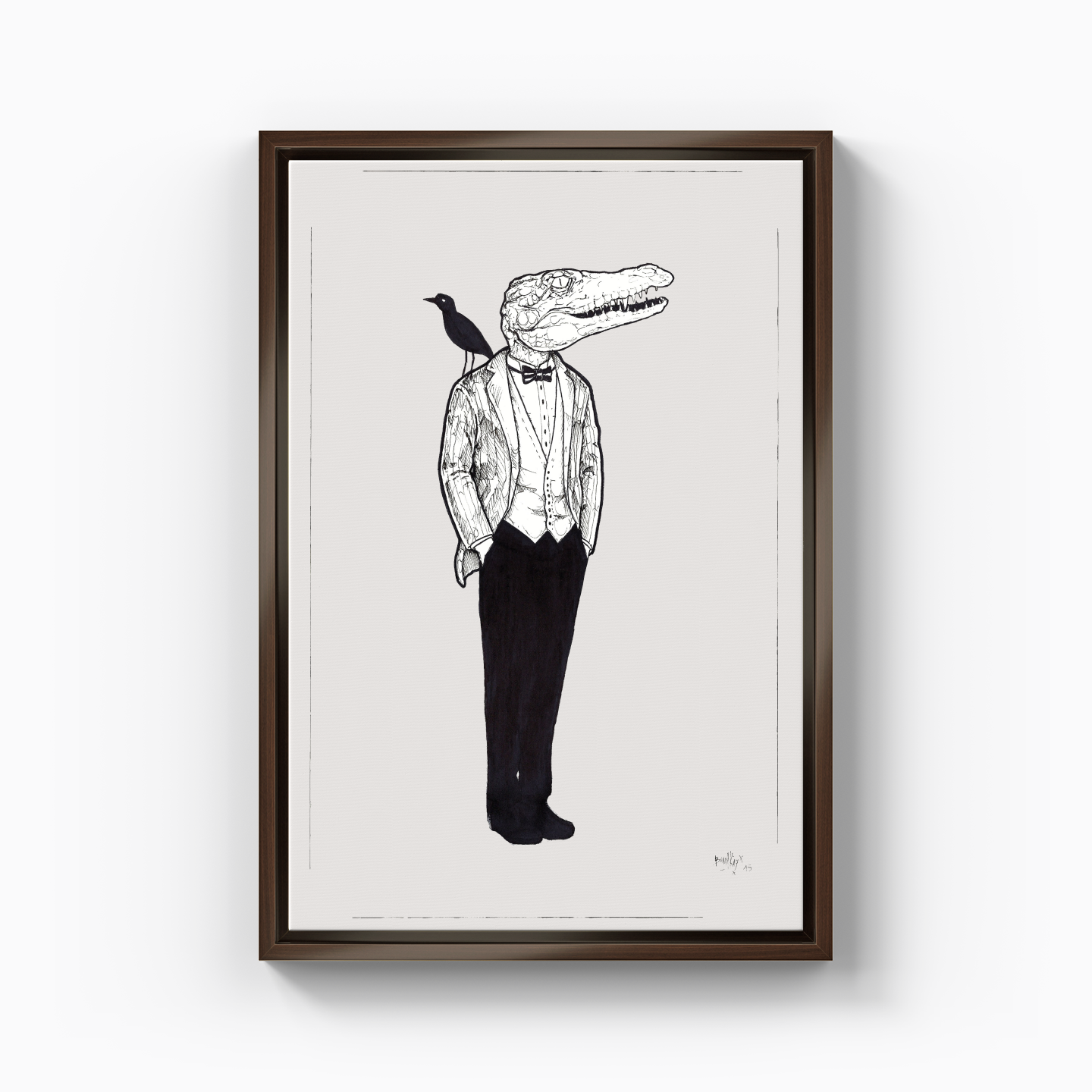 proto timsah - Kanvas Tablo