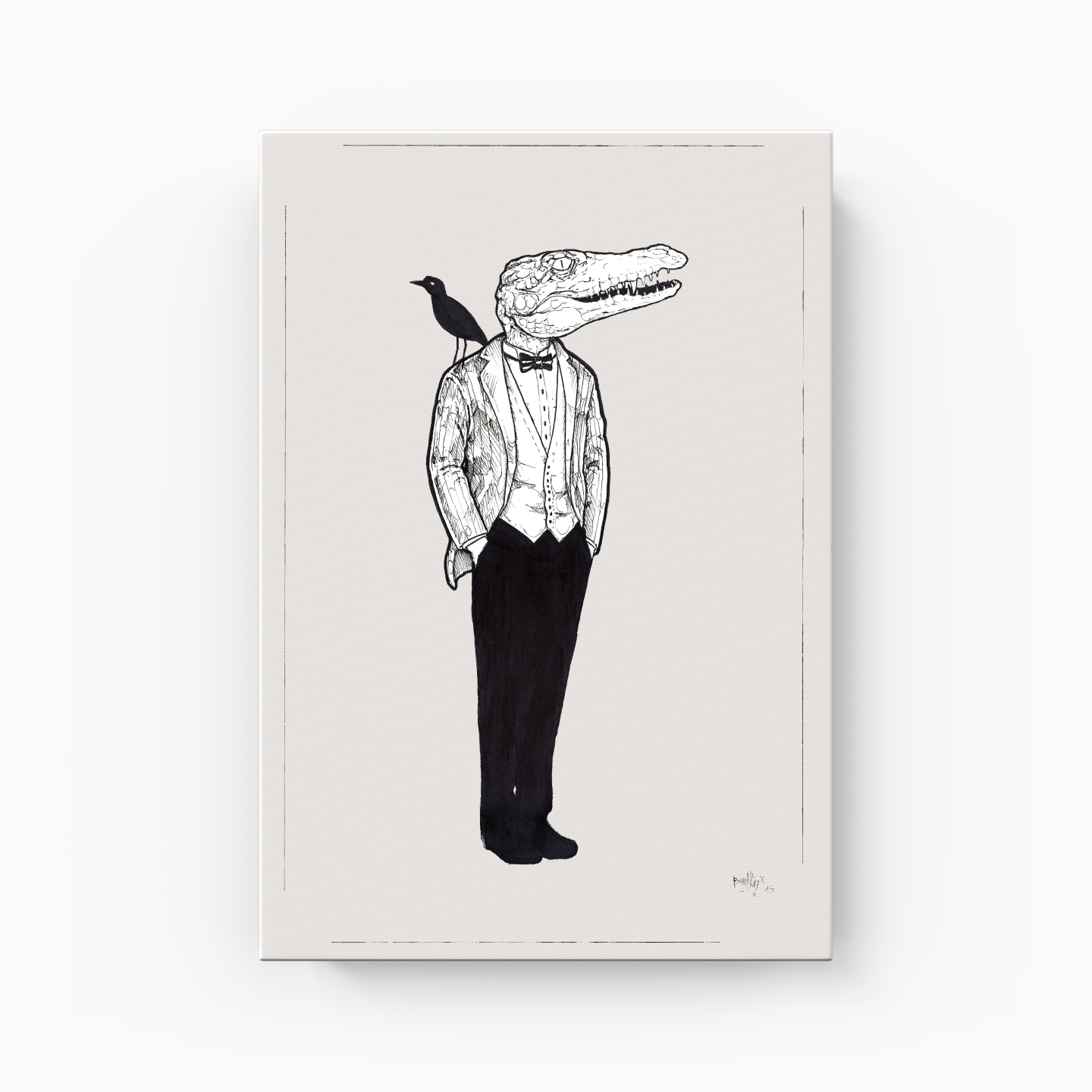 proto timsah - Kanvas Tablo