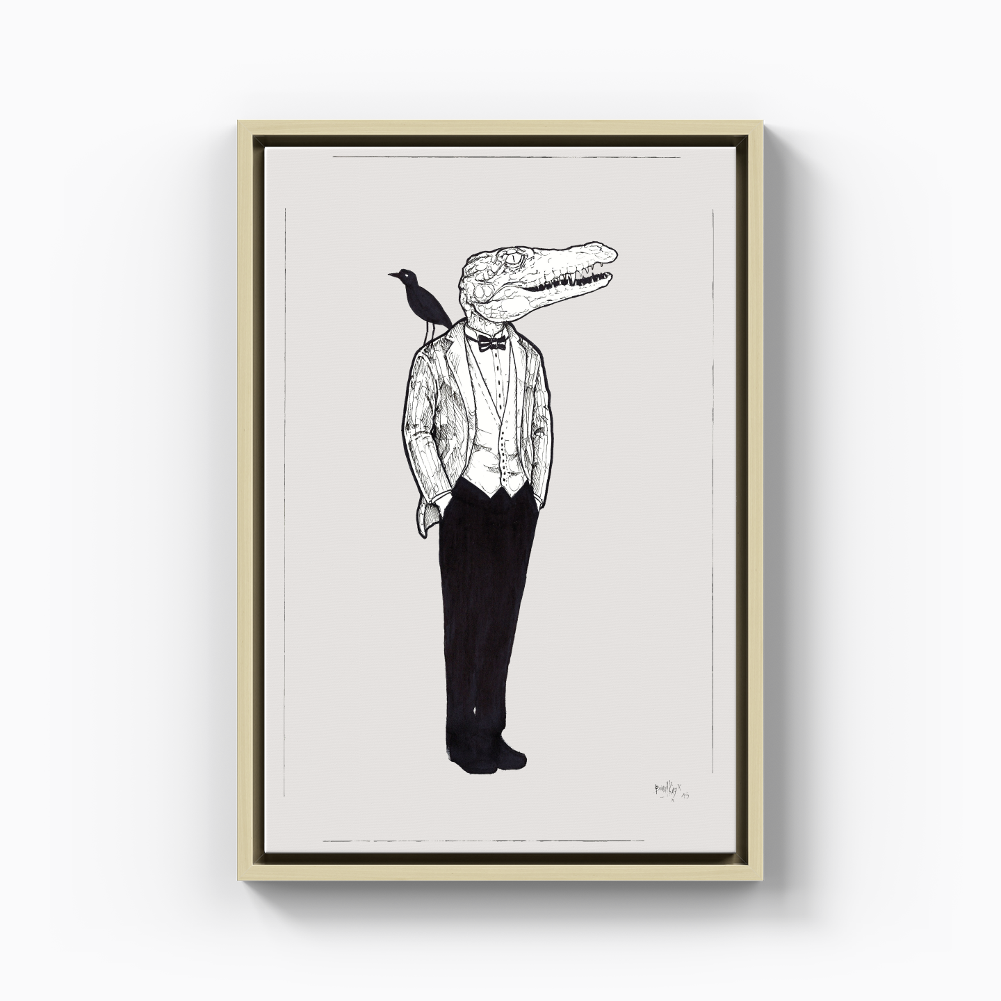 proto timsah - Kanvas Tablo