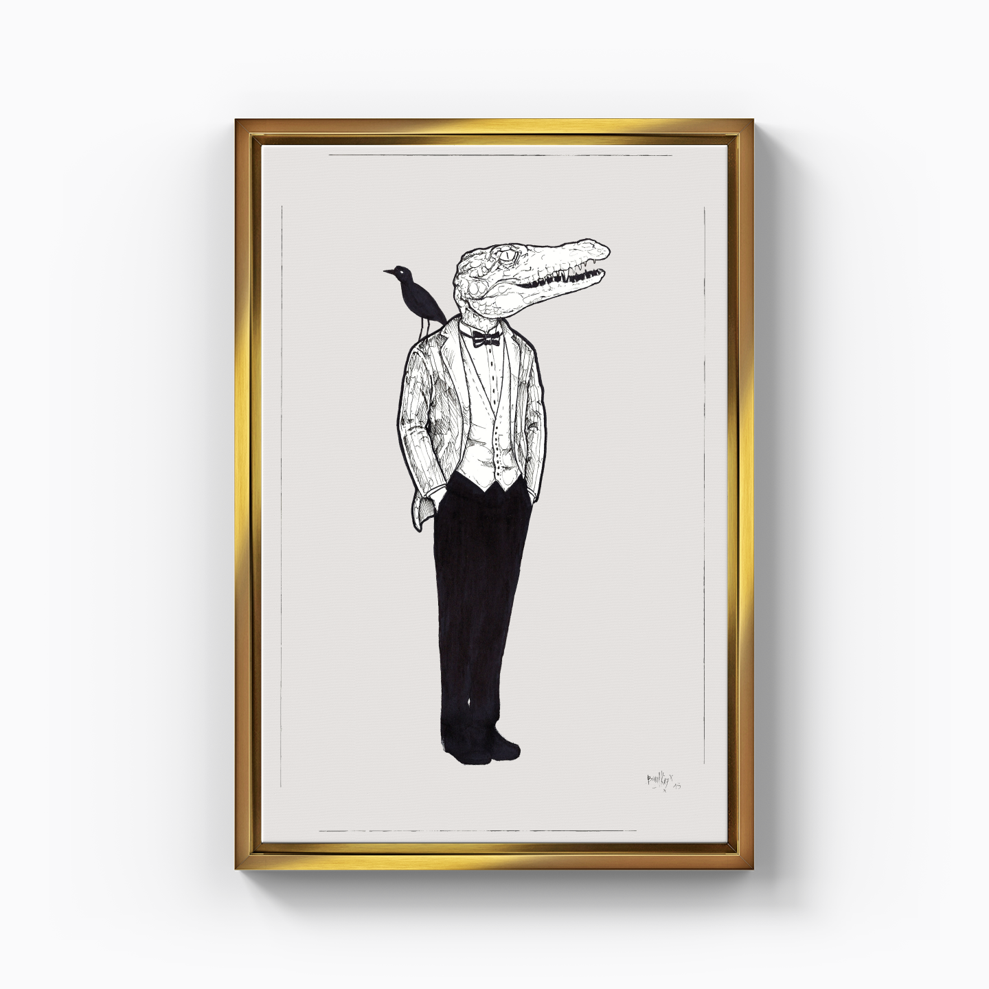 proto timsah - Kanvas Tablo